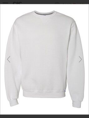 NWT Grey Oxford Unisex Dri Power® Crewneck Sweatshirt Size L